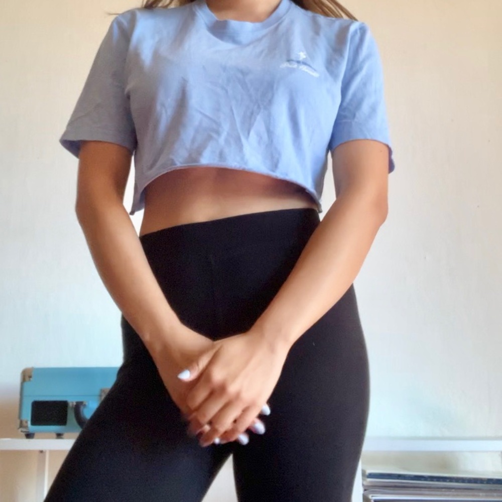converse jack purcell crop top